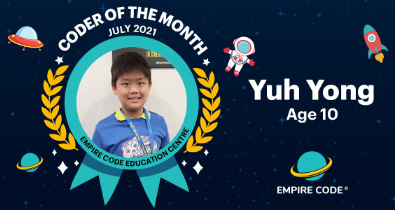coder of the month yuh yong july 2021