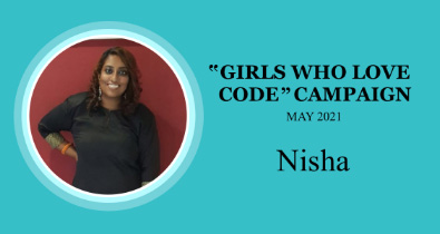 girls who love to code campaign nisha
