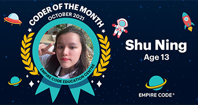 coder of the month shu ning october 2021