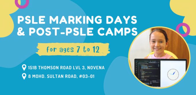 Where can you do post PSLE coding camps?