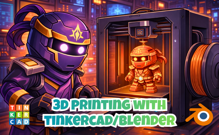 3D printing camp with Tinkercad & Blender in Singapore