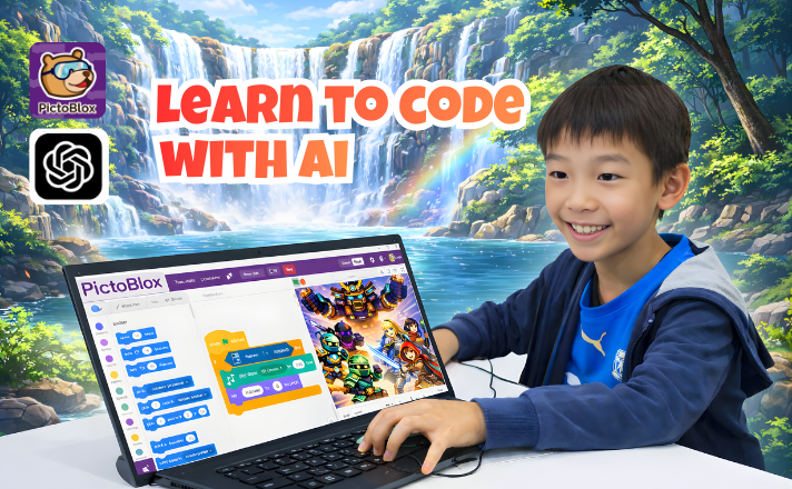 Designed for young creators who love ninjas and demon hunters and technology, this Create Your
                                                adventure character with AI camp introduces kids to essential coding concepts