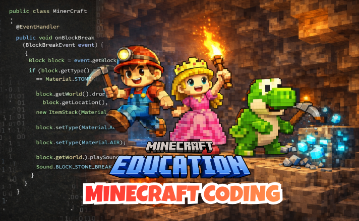 Empire Code Minecraft coding classes for children 8–12 years old in Singapore
