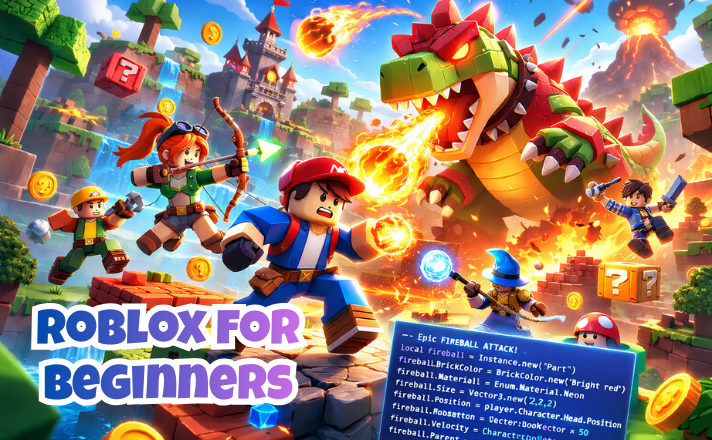 Roblox coding classes for Beginners holiday camp Singapore