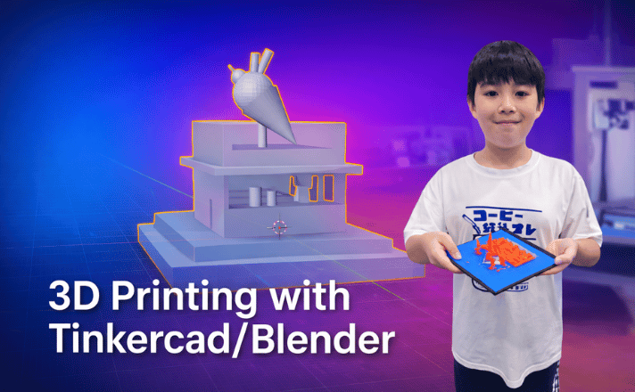 3D printing camp with Tinkercad & Blender in Singapore – Empire Code holiday camps for kids 7–15