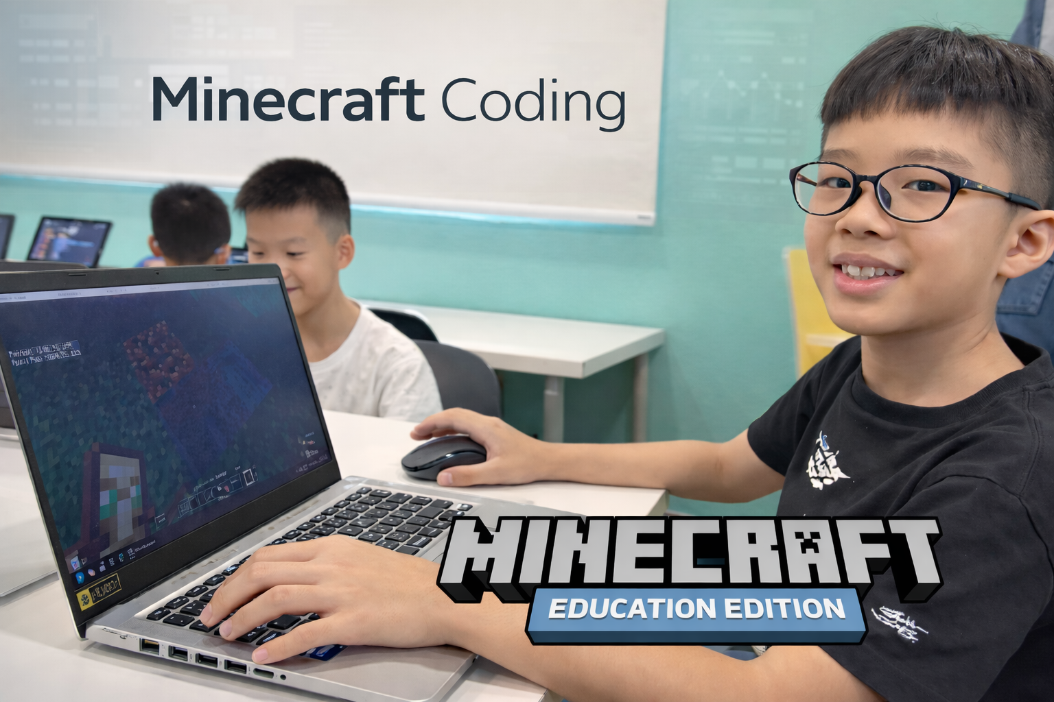 Empire Code Minecraft coding classes for children 8–12 years old in Singapore