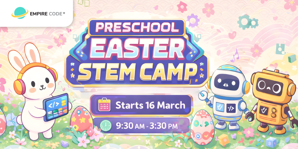 march and easter holiday camp for preschoolers coding and robotics