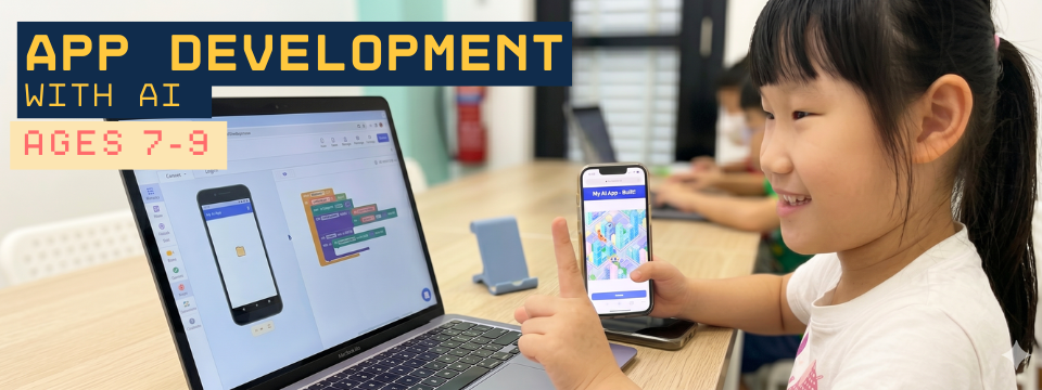 App Development with AI camp - ages 7 to 9 - Empire AI Singapore