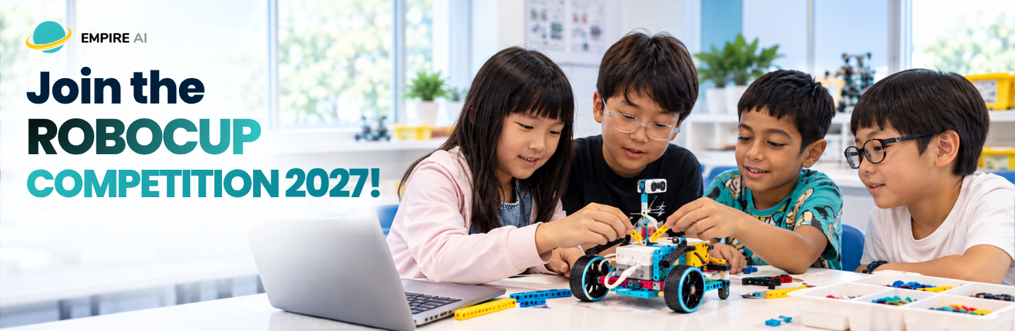 RoboCup 2027 robotics competition training in Singapore for Rescue Line and On Stage, by Empire AI